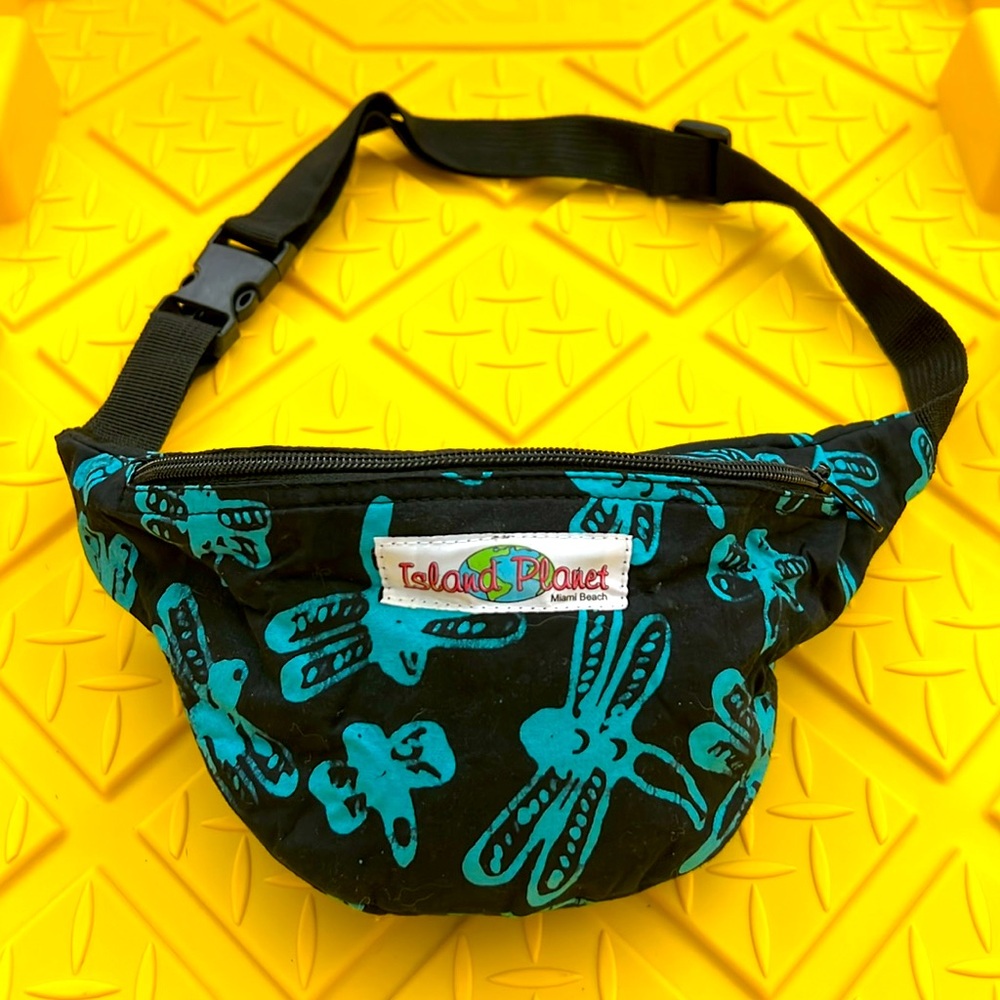 Island Planet Fanny Pack Waist Bag Belt Bag Pouch Dragonfly Print